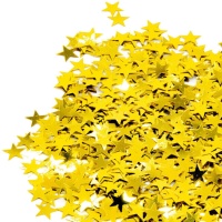 Confettis étoile d'or 20 gr
