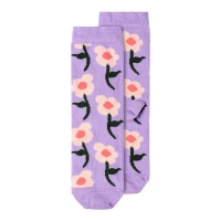 Chaussettes à fleurs de lilas pour enfants