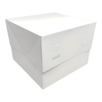 Boîte à gâteaux réglable en 3 hauteurs de 15 x 15 x 20 cm - Hilarant - 5 pcs.
