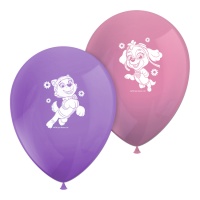 Ballons en latex de Skye's Paw Patrol - Procos - 8 pcs.