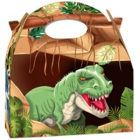 Boîte en carton de Dinosaures T-Rex - 12 pcs.