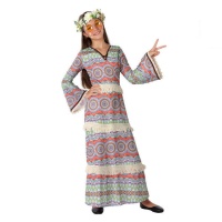 Costume long de hippie avec franges pour filles