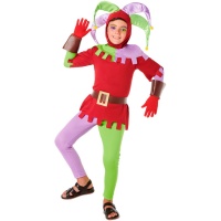 Costume d'arlequin médiéval pour enfants