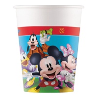 Tasses bleues Mickey et ses amis 200 ml - 8 unités