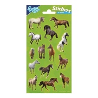 Stickers de fête pour chevaux - 1 feuille