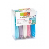 Set de 5 couleurs pastel 400 g - Scrapcooking