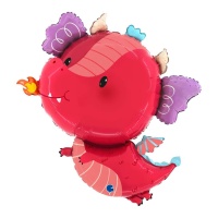 Ballon dragon amusant 99 cm - Grabo