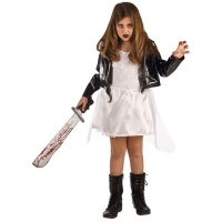 Costume de la mariée du diable Clown Chucky pour filles