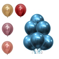 Ballons en latex 45 cm réflexe métallique - Sempertex - 15 pcs.