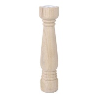 Bougeoir en bois 23 cm - DCasa