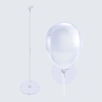 Centre de table pour ballons transparents de 50 cm