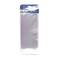 Papier cadeau en cellophane transparent 0,84 x 0,57 m - 2 unités