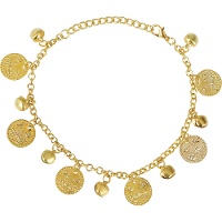 Chevillière à pièces dorées