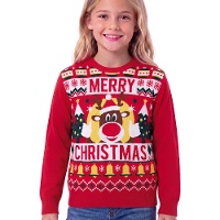 Pull de Noël pour enfants Merry Christmas