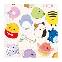 Serviettes Squishmallows 16,5 x 16,5 cm - 20 unités
