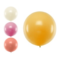 Ballon géant en latex métallique 1 m - PartyDeco - 1 unité