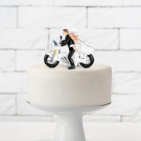Bouchon de gâteau de mariage motorisé - 11,5 cm
