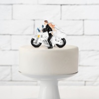 Figure pour gâteau de mariage motorisé - 11,5 cm