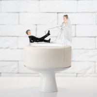 Figure pour gâteau de mariage - 17 x 13 cm