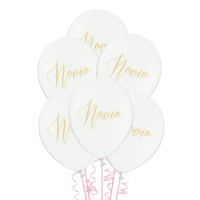 Ballon en latex blanc 30 cm - PartyDeco - 50 unités