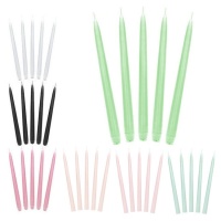 Bougie allongée 24 cm - 10 pcs.