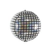 Ballon orbz disco 38 x 40 cm - PartyDeco