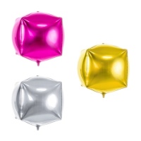 Ballon Orbz Cube 35 cm - PartyDeco