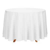 2.80 m nappe en tissu blanc