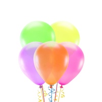 Ballons en latex translucides 30 cm - PartyDeco - 5 pcs.