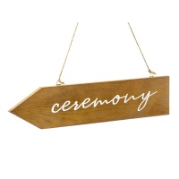 Poster en bois Ceremony 35 x 7 cm