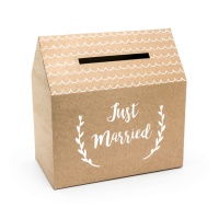 Boîte à souhaits Just Married - 30 x 30,5 x 16,5 cm