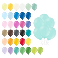 Ballons en latex 27 cm pastel - PartyDeco - 10 pcs.