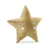 Peluche Golden star - 38 x 38 cm