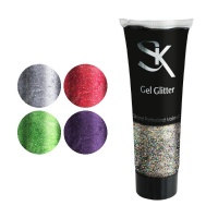 Maquillage professionnel à base d'eau en tube pailleté de 30 ml