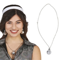 Collier avec boule de disco