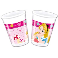 Gobelets Alice au pays des merveilles 200 ml - 8 pcs.