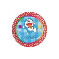 Assiettes Doraemon 20 cm - 10 unités