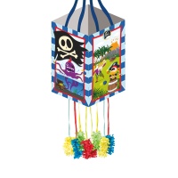 Piñata Carré Piñata Capitaine Pirate - 34 x 20 cm