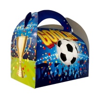 Boîte en carton de la Coupe des champions de football - 1 pc.