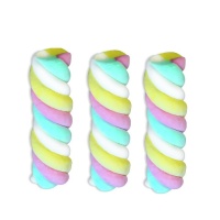 Guimauves torsadés multicolores - Fini finitronc twistis - 1 kg