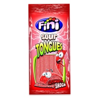 Langues à la fraise acidulées - Fini - 100 g