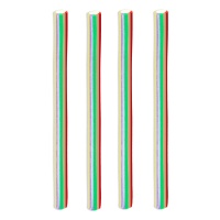 Réglisses multicolores fourrés - Crayons Fini arc-en-ciel - 100 g