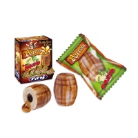 Chewing-gum fourrés à l'arôme Mojito - paquet individuel - barils Fini Pirate - 200 unités