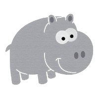 Die de découpe hippopotame Zag - Misskuty - 2 unités