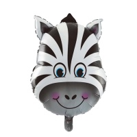 Tête de ballon zébrée 43 x 55 cm