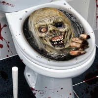 30 x 40 cm Autocollants de décoration pour toilettes zombies
