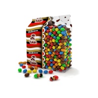 Cacahuètes multicolores enrobées de chocolat - 1 kg