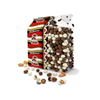 Boules mélangées et cacahuètes enrobées de 3 chocolats - 1 kg