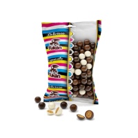 Mini boules de céréales enrobées de 3 chocolats - 85 g