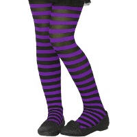 Collants pour enfants à rayures colorées - 1 unité